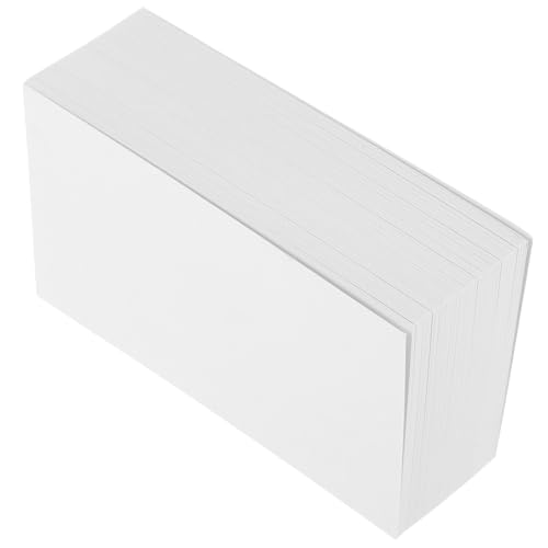 Angoily 200 Stück Blanko Karteikarten aus Papier Kleine Leichte Notizkarten zum Beschriften DIY Geeignet Glatte Oberfläche Handlich für Büro Schule und Kreative Nutzung Angoily 200 Stück Blanko Karteikarten aus Papier Kleine Leichte Notizkarten zum Beschriften DIY Geeignet Glatte Oberfläche Handlich für Büro Schule und Kreative Nutzung von Angoily