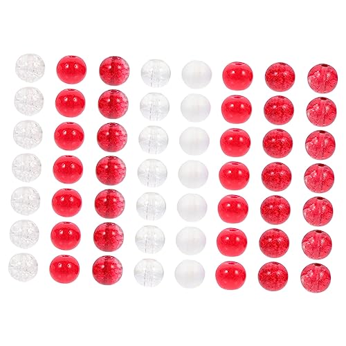 Angoily 200 Stück Crackle Spacer Perlen Rund Lose Perlen für DIY Schmuckperlen Bastelset Ketten Armbänder Handgefertigte Schmuckherstellung Angoily 200 Stück Crackle Spacer Perlen Rund Lose Perlen für DIY Schmuckperlen Bastelset Ketten Armbänder Handgefertigte Schmuckherstellung von Angoily