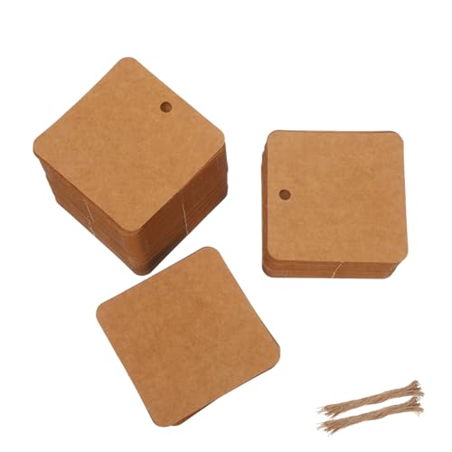 Angoily 200 Stück Etiketten Mit Schnur Preisetiketten Aus Kraftpapier Mit Schnur – Blanko Hängeetiketten Für Kleidung Schmuck Und – Beschreibbar Für Den Einzelhandel Und Angoily 200 Stück Etiketten Mit Schnur Preisetiketten Aus Kraftpapier Mit Schnur – Blanko Hängeetiketten Für Kleidung Schmuck Und – Beschreibbar Für Den Einzelhandel Und von Angoily