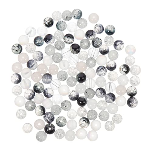 Angoily 200 Stück Glasperlen Crackle Schmuckperlen für Armband DIY Handgefertigte Perlen zum Auffädeln Spacer Perlen für Kreative Schmuckherstellung und Bastelprojekte Angoily 200 Stück Glasperlen Crackle Schmuckperlen für Armband DIY Handgefertigte Perlen zum Auffädeln Spacer Perlen für Kreative Schmuckherstellung und Bastelprojekte von Angoily