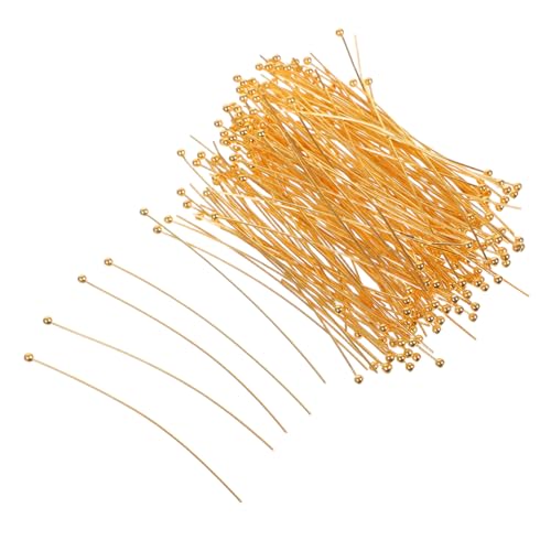 Angoily 200 Stück Kupfer Ballkopf Pins Runde Pins für Diy Schmuckherstellung für Ohrringe Armbänder und Bastelbedarf Angoily 200 Stück Kupfer Ballkopf Pins Runde Pins für Diy Schmuckherstellung für Ohrringe Armbänder und Bastelbedarf von Angoily