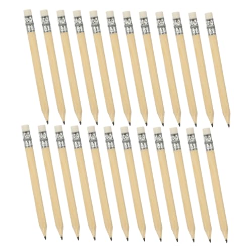 Angoily 200 Stück Kurze Golfbleistifte mit Radiergummi Naturfarben Vorgespitzt Runde Holzstifte für Golfscore Outdoor Aktivitäten Schule und Bürobedarf Angoily 200 Stück Kurze Golfbleistifte mit Radiergummi Naturfarben Vorgespitzt Runde Holzstifte für Golfscore Outdoor Aktivitäten Schule und Bürobedarf von Angoily