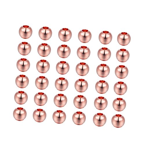 Angoily 200 Stück Metallperlen Diy Perlen Lose Perlen Roségold für Armband und Schmuckherstellung Handgemachte Bastelaccessoires Vielseitig Einsetzbar für Projekte Angoily 200 Stück Metallperlen Diy Perlen Lose Perlen Roségold für Armband und Schmuckherstellung Handgemachte Bastelaccessoires Vielseitig Einsetzbar für Projekte von Angoily