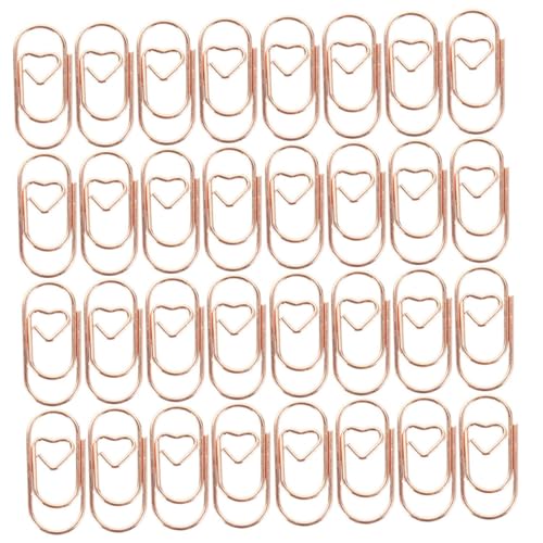 Angoily 200 Stück Mini Herz Büroklammern aus Metall Kleine Paperclips Roségold Praktische Dokumentenklammern für Büro und Schule Dekorative Markierungsklammern für Notizen und Fotos Angoily 200 Stück Mini Herz Büroklammern aus Metall Kleine Paperclips Roségold Praktische Dokumentenklammern für Büro und Schule Dekorative Markierungsklammern für Notizen und Fotos von Angoily