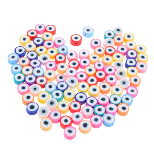 Angoily 200 Stück Perle des Teufelsauges Reiz Halskette des bösen Blicks Halskette mit schlechten Augen böses Auge DIY-Perle für den bösen Blick Abstandsperle Polymer-Ton Angoily 200 Stück Perle des Teufelsauges Reiz Halskette des bösen Blicks Halskette mit schlechten Augen böses Auge DIY-Perle für den bösen Blick Abstandsperle Polymer-Ton von Angoily