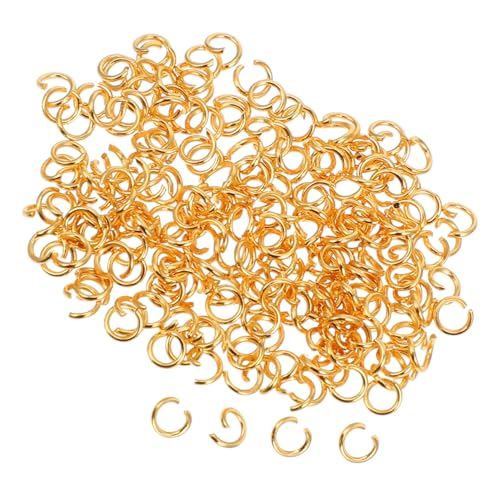 Angoily 200 Stück Plattierungsanschlussring Spaltringe für die Schmuckherstellung Schmuck Biegeringe vergoldete Biegeringe kleiner Spaltring Schmuckzubehör kleine Spaltringe Metall Golden Angoily 200 Stück Plattierungsanschlussring Spaltringe für die Schmuckherstellung Schmuck Biegeringe vergoldete Biegeringe kleiner Spaltring Schmuckzubehör kleine Spaltringe Metall Golden von Angoily