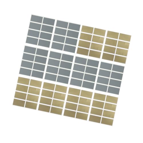 Angoily 200 Stück Rubbelkarten Aufkleber Rubbelaufkleber DIY Rubbelkarten DIY Rubbelaufkleber Ticket DIY Rubbeltickets Herstellen Rubbelaufkleber Etiketten Etiketten Papier von Angoily