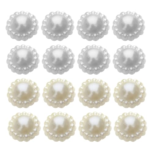Angoily 200 Stück Sonnenblumen Haarspangen Charms Kreative DIY Perlenhaarschmuckaccessoires Abs für Haarklammern und Kostümdekorationen von Angoily