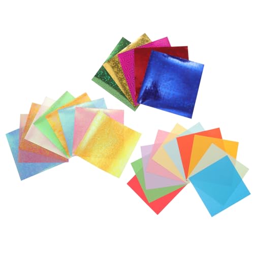 Angoily 200 Stück Teiliges Bastelpapier Farbigem Glitzerndem Strukturpapier für DIY Origami Schneiden und Scrapbooking Reißfestes Pergamentpapier für Kreative Bastelprojekte und Angoily 200 Stück Teiliges Bastelpapier Farbigem Glitzerndem Strukturpapier für DIY Origami Schneiden und Scrapbooking Reißfestes Pergamentpapier für Kreative Bastelprojekte und von Angoily