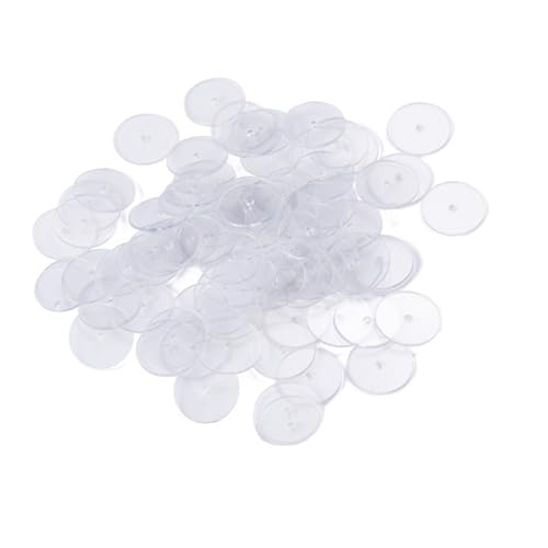 Angoily 200 Stück Transparente Ohrring verschlüsse aus Flache Sichere Ohrstecker rückseiten Allergiefreundlich für DIY Schmuck und Piercing Stopper Passend von Angoily
