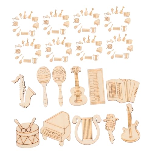 Angoily 200 Stück Unfertige Holzscheiben Musikinstrumente Holzfiguren Violine Formen Blanko DIY Basteln Familienaktivität Wanddeko Tischdekoration Kreative Handarbeit Angoily 200 Stück Unfertige Holzscheiben Musikinstrumente Holzfiguren Violine Formen Blanko DIY Basteln Familienaktivität Wanddeko Tischdekoration Kreative Handarbeit von Angoily