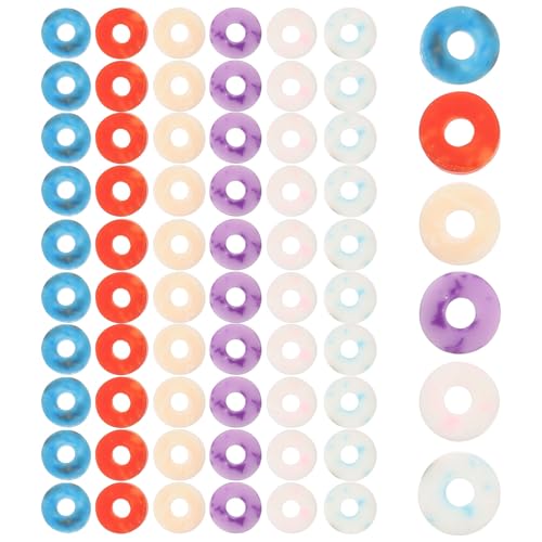 Angoily 2000 Stück Polymer Clay Perlen Bunte Spacer Perlen für Diy Schmuckherstellung Armbänder und Mehr Kreative Bastelperlen für Erwachsene von Angoily