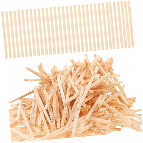 Angoily 2000 Stück Teiliges DIY Holzstäbe mit Abgerundeten Kanten Langlebige Bastelhölzer für Kinderhandwerk Sicher und Vielseitig für Kreative Duftkerzen und Lernaktivitäten zu Hause Angoily 2000 Stück Teiliges DIY Holzstäbe mit Abgerundeten Kanten Langlebige Bastelhölzer für Kinderhandwerk Sicher und Vielseitig für Kreative Duftkerzen und Lernaktivitäten zu Hause von Angoily