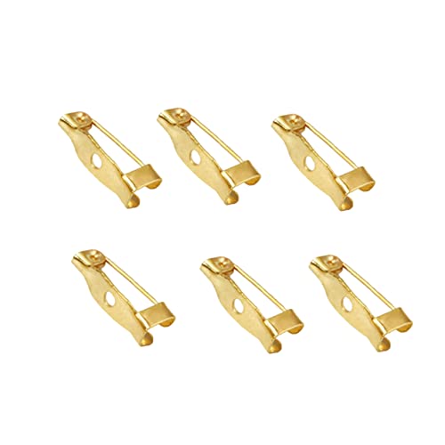 Angoily 200Stücke Goldene Sicherheitsnadeln Broschenverschluss für DIY Handwerk Metallmaterial Hohe Verschleißfestigkeit Bastelarbeiten und Namensschilder Angoily 200Stücke Goldene Sicherheitsnadeln Broschenverschluss für DIY Handwerk Metallmaterial Hohe Verschleißfestigkeit Bastelarbeiten und Namensschilder von Angoily