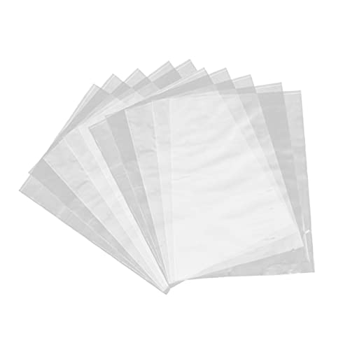 Angoily 200Stücke PVC Schrumpfbeutel Transparente Wärmeschrumpffolie zur Verpackung von Kosmetik und Flaschen für Ätherische Öle und Wimpernflaschen von Angoily