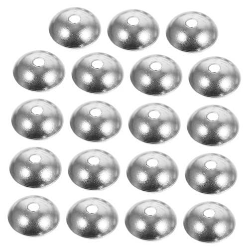 Angoily 200Stücke Perlenkappen Halb Runde Spacer Beads für DIY Schmuckherstellung Sicher und Langlebig für Armbänder Ohrringe Angoily 200Stücke Perlenkappen Halb Runde Spacer Beads für DIY Schmuckherstellung Sicher und Langlebig für Armbänder Ohrringe von Angoily