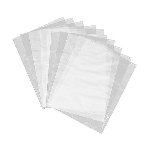 Angoily 200Stücke Transparente PVC Schrumpffolie für Flachbeutel zum Versiegeln von Ätherischen Ölen und Langlebig für Aufbewahrung von Angoily
