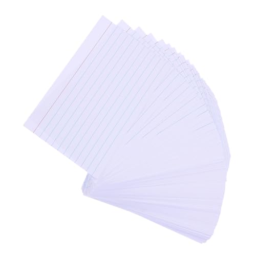 Angoily 200pcs Leere Karten Notizbilder Gefütterte Notizpolster Für Schüler, Die Für Die Prüfung Vorbereitet Werden. von Angoily