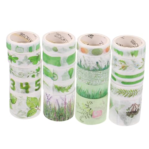 Angoily 20Rollen Washi Tape Dekoratives Klebeband für DIY Projekte Leicht und Zufälliger Stil für Scrapbooking und Handwerk von Angoily