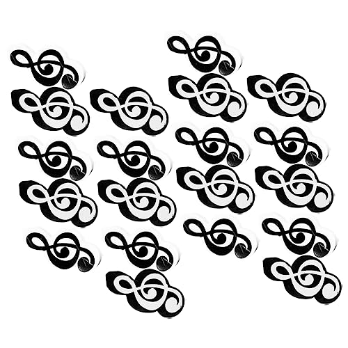 Angoily 20Stücke Mini Radiergummis Musiknoten Design Süße Kleine Radiergummis aus Sicherem Tpr Material für Schüler Tragbar und Einfach zu Verwenden von Angoily