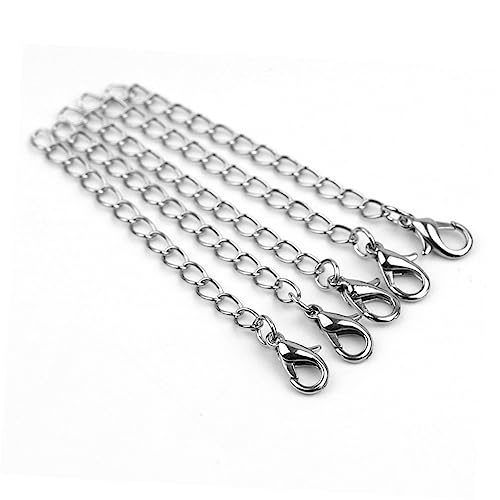 Angoily 20Stücke Verlängerungskette für Armbänder und Silber mit Einfachem Verschluss zur Anpassung Ihrer Schmuckstücke Angoily 20Stücke Verlängerungskette für Armbänder und Silber mit Einfachem Verschluss zur Anpassung Ihrer Schmuckstücke von Angoily