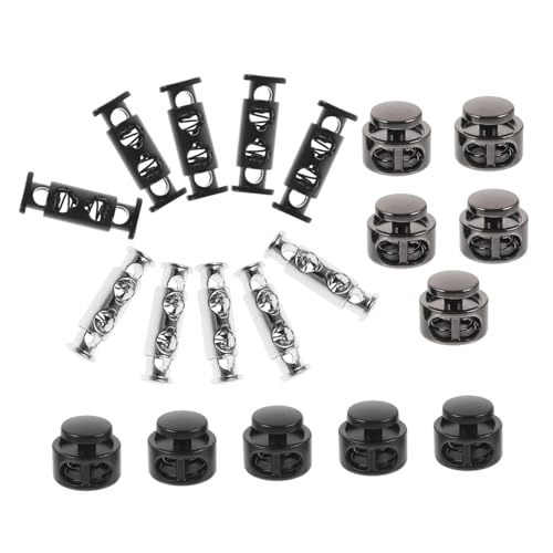Angoily 20Stücke Verstellbare Metall Kordelstopper Doppelloch Federverschlüsse Für Schnürsenkel Elastische Rucksäcke Kleidung Und Mehr Für Camping Und Sport Angoily 20Stücke Verstellbare Metall Kordelstopper Doppelloch Federverschlüsse Für Schnürsenkel Elastische Rucksäcke Kleidung Und Mehr Für Camping Und Sport von Angoily