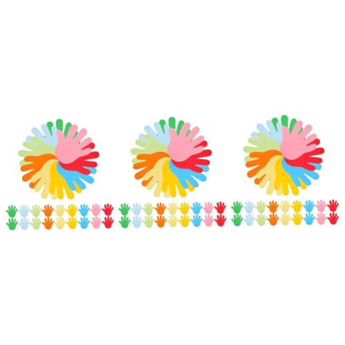 Angoily 216 Stck. Teiliges Papier Ausschnitt Handabdruck Form Bastelpapier für Scrapbooking Klassenzimmer Dekorationen Dickes Papier Kreative DIY Wanddeko für Lehrer Angoily 216 Stck. Teiliges Papier Ausschnitt Handabdruck Form Bastelpapier für Scrapbooking Klassenzimmer Dekorationen Dickes Papier Kreative DIY Wanddeko für Lehrer von Angoily