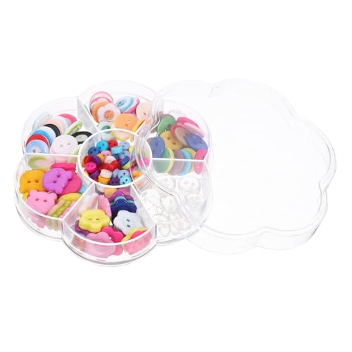 Angoily 220 Stk. Teiliges Bunte Harzknöpfe für DIY Basteln Sichere Leichte in Lebendigen Farben für Pullover Hemden Stricken und Häkeln Fördert Feinmotorik und Kreativität von Angoily