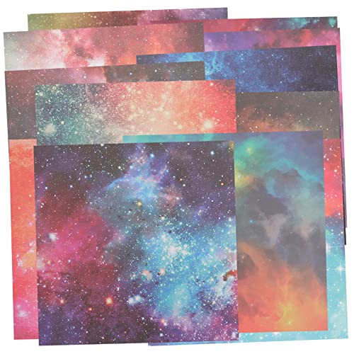 Angoily 24 Blatt Hintergrundpapier für Scrapbooking Einseitiges Kartonpapier mit Bunten Mustern für Diy Origami und Kreative Bastelprojekte von Angoily