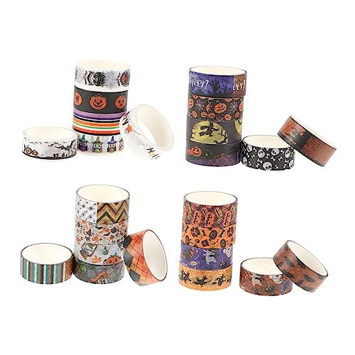 Angoily 24 Rollen Halloween Washi Tape Halloween Klebeband Saisonales DIY Halloween Glitzer Halloween Basteldekor Halloween Knochen Verpacken Feiertagsparty Herbstaufkleber Für Angoily 24 Rollen Halloween Washi Tape Halloween Klebeband Saisonales DIY Halloween Glitzer Halloween Basteldekor Halloween Knochen Verpacken Feiertagsparty Herbstaufkleber Für von Angoily