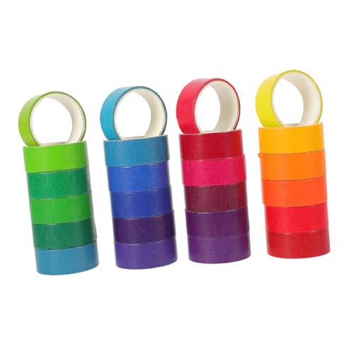 Angoily 24 Rollen Teiliges Washi Tape Buntes Dekoratives Klebeband Vielseitig Einsetzbar für DIY Scrapbooking Fotoalben Tagebücher Haftstark Rückstandsfrei Entfernbar Farbintensiv Angoily 24 Rollen Teiliges Washi Tape Buntes Dekoratives Klebeband Vielseitig Einsetzbar für DIY Scrapbooking Fotoalben Tagebücher Haftstark Rückstandsfrei Entfernbar Farbintensiv von Angoily