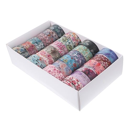 Angoily 24 Rollen Washi-Tape Blumenbänder Zeitschrift Aufkleber Klebeband doppelseitig scrapbooking sticker scrapbook stickers dekorative Washi-Klebebänder Washi -Bänder Japanisches Papier Angoily 24 Rollen Washi-Tape Blumenbänder Zeitschrift Aufkleber Klebeband doppelseitig scrapbooking sticker scrapbook stickers dekorative Washi-Klebebänder Washi -Bänder Japanisches Papier von Angoily