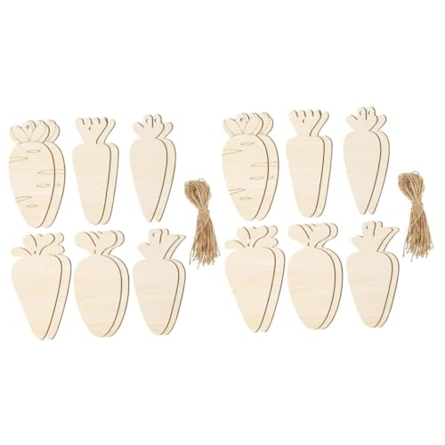 Angoily 24 Sätze DIY Ostern Karotten Holz Ausschnitte Unvollendete Holzdeko für Bastelprojekte Blanko Holzkarotten für Gestalten für Ostern und Dekorationen Angoily 24 Sätze DIY Ostern Karotten Holz Ausschnitte Unvollendete Holzdeko für Bastelprojekte Blanko Holzkarotten für Gestalten für Ostern und Dekorationen von Angoily