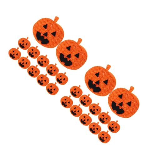 Angoily 24 Stck. Teiliges Halloween Aufnäher aus Vliesstoff Kürbis DIY Applikationen zum Aufbügeln Vielseitige Patch Sticker für Kleidung Rucksäcke und Dekoration Angoily 24 Stck. Teiliges Halloween Aufnäher aus Vliesstoff Kürbis DIY Applikationen zum Aufbügeln Vielseitige Patch Sticker für Kleidung Rucksäcke und Dekoration von Angoily