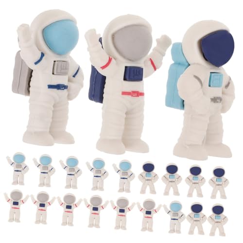 Angoily 24 Stück Astronauten-Korrekturreibe radiergummi lustige radiergummis gekneteter Radiergummi Platz Spaß Radiergummis für Studenten Bulk Mini-Radierer für das Klassenzimmer von Angoily