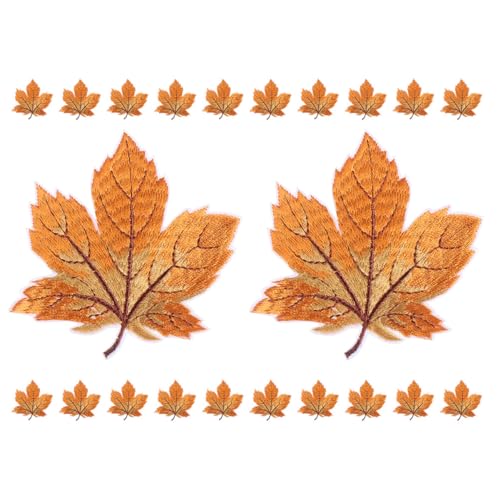 Angoily 24 Stück Blattaufnäher zum Aufbügeln für Kleidung Quiltvorräte Filzstoff Flecken Decke Herbst Flicken zum Aufbügeln für trendige Kleidung Stickaufkleber Polyester Angoily 24 Stück Blattaufnäher zum Aufbügeln für Kleidung Quiltvorräte Filzstoff Flecken Decke Herbst Flicken zum Aufbügeln für trendige Kleidung Stickaufkleber Polyester von Angoily