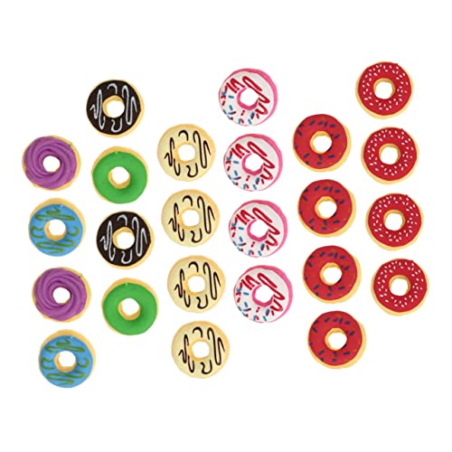 Angoily 24 Stück Gummiband Radiergummi Für Radiergummis Cartoon-bär-radiergummi Donut-dekore Donut Kindergummis Bulk-mini-radiergummi Gummis Für Mini-gummi Plastik Angoily 24 Stück Gummiband Radiergummi Für Radiergummis Cartoon-bär-radiergummi Donut-dekore Donut Kindergummis Bulk-mini-radiergummi Gummis Für Mini-gummi Plastik von Angoily