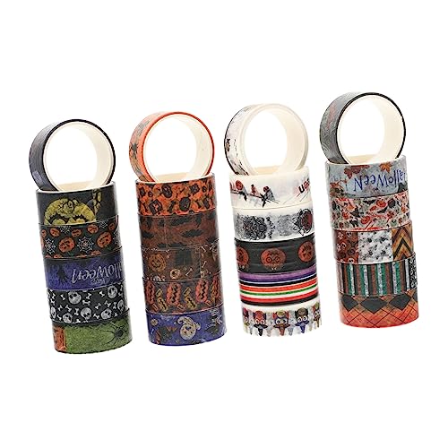 Angoily 24 Stück Halloween Washi Klebeband Dekorative DIY Bastelmaterialien für Scrapbooking und Planung Selbstklebend und Leicht zu Handhaben Angoily 24 Stück Halloween Washi Klebeband Dekorative DIY Bastelmaterialien für Scrapbooking und Planung Selbstklebend und Leicht zu Handhaben von Angoily