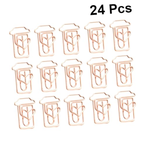 Angoily 24 Stück Papierklammern in Kaffee Tassen Form Roségoldene Büroklammern aus Modische Lesezeichen Clips für Schule Büro Notizbuch und Kalender Kreative Papierhalter Angoily 24 Stück Papierklammern in Kaffee Tassen Form Roségoldene Büroklammern aus Modische Lesezeichen Clips für Schule Büro Notizbuch und Kalender Kreative Papierhalter von Angoily