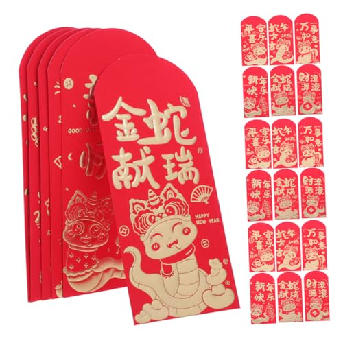 Angoily 24 Stück Rote Umschlagtasche Chinesische Neujahrsumschläge Chinesisches Rotes Paket Chinesische Neujahrskarten Chinesische Neujahrsgrußkarte Rote Umschläge Mondneujahr Papier Angoily 24 Stück Rote Umschlagtasche Chinesische Neujahrsumschläge Chinesisches Rotes Paket Chinesische Neujahrskarten Chinesische Neujahrsgrußkarte Rote Umschläge Mondneujahr Papier von Angoily