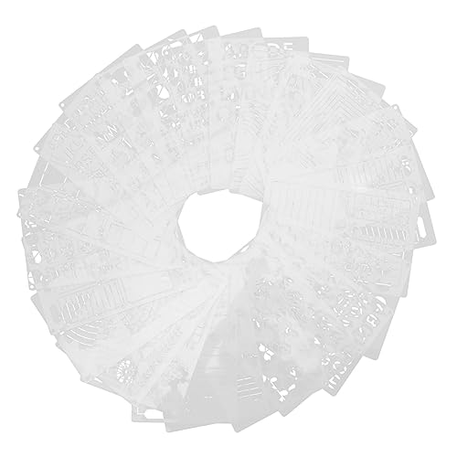 Angoily 24 Stück Schablonen Teiliges für Journaling und Basteln Wiederverwendbare Malschablonen Pet für DIY Projekte und Wanddekoration Angoily 24 Stück Schablonen Teiliges für Journaling und Basteln Wiederverwendbare Malschablonen Pet für DIY Projekte und Wanddekoration von Angoily
