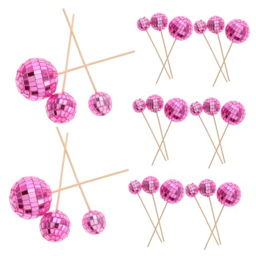 Angoily 24 Stück Spiegelkuchenkuchendekoration Geburtstagstortendekoration Tortenaufsätze für Geburtstage dekorative Kuchenbällchen Kucheneinsatz Discokugel Discokugeln spiegeln Holz Rosa Angoily 24 Stück Spiegelkuchenkuchendekoration Geburtstagstortendekoration Tortenaufsätze für Geburtstage dekorative Kuchenbällchen Kucheneinsatz Discokugel Discokugeln spiegeln Holz Rosa von Angoily