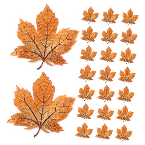 Angoily 24 Stück Teiliges Ahornblatt Aufnäher Bunte Stickerei Applikationen zum Aufbügeln und Aufnähen Robuste Stoffflicken für Kleidung Taschen Hüte DIY Bastelprojekte Gestickte Muster Angoily 24 Stück Teiliges Ahornblatt Aufnäher Bunte Stickerei Applikationen zum Aufbügeln und Aufnähen Robuste Stoffflicken für Kleidung Taschen Hüte DIY Bastelprojekte Gestickte Muster von Angoily