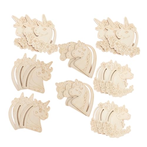 Angoily 24 Stück Teiliges DIY Holz Einhorn zum Bemalen Unvollendete Holzfiguren für Bastelprojekte Kreative Partyanhänger und Dekorationen Geeignet für Altersgruppen Sichere Holzelemente Angoily 24 Stück Teiliges DIY Holz Einhorn zum Bemalen Unvollendete Holzfiguren für Bastelprojekte Kreative Partyanhänger und Dekorationen Geeignet für Altersgruppen Sichere Holzelemente von Angoily
