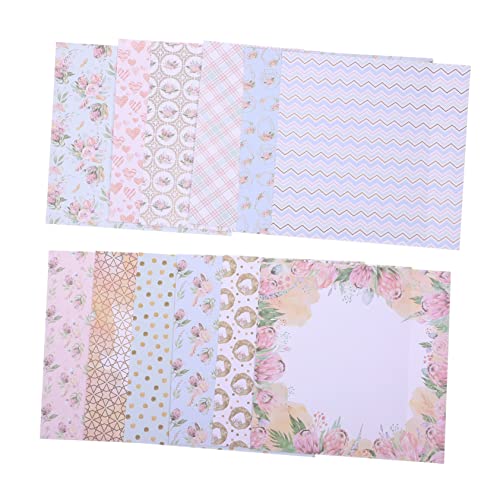 Angoily Stück Teiliges Diy Scrapbooking Papier Retro Design Vielseitig für Alben Notizen und Bastelprojekte Material für Diy Projekte und Persönliche von Angoily