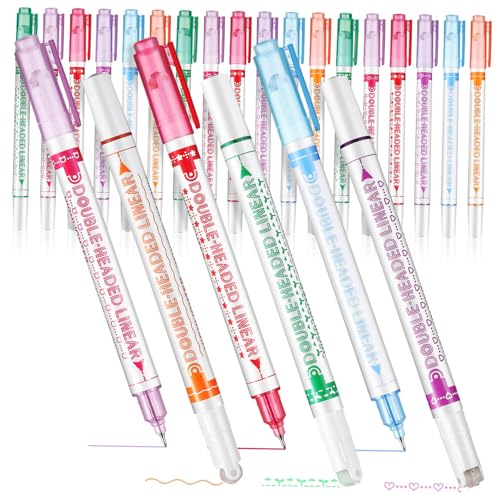 Angoily 24 Stück Teiliges Doppelseitiges Highlighter mit Unterschiedlichen Kurvenspitzen und Spitzen Bunte Marker für Schüler Scrapbooking Planer und Notizen Schnell Trocknend Smudgefrei Angoily 24 Stück Teiliges Doppelseitiges Highlighter mit Unterschiedlichen Kurvenspitzen und Spitzen Bunte Marker für Schüler Scrapbooking Planer und Notizen Schnell Trocknend Smudgefrei von Angoily