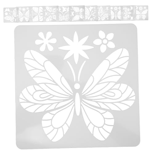 Angoily 24 Stück Teiliges Schmetterlings malvorlagen Wiederverwendbare Schablonen für Wandgestaltung DIY Zeichen Malprojekte Sichere Langlebige Vorlage für Erwachsene Angoily 24 Stück Teiliges Schmetterlings malvorlagen Wiederverwendbare Schablonen für Wandgestaltung DIY Zeichen Malprojekte Sichere Langlebige Vorlage für Erwachsene von Angoily