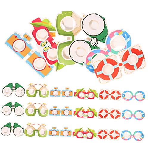 Angoily 24 Stück Teiliges Set Papierbrille für Sommerpartys Farbenfrohe Partyaccessoires und Fotorequisiten für Kindergeburtstage und Strandveranstaltungen Angoily 24 Stück Teiliges Set Papierbrille für Sommerpartys Farbenfrohe Partyaccessoires und Fotorequisiten für Kindergeburtstage und Strandveranstaltungen von Angoily