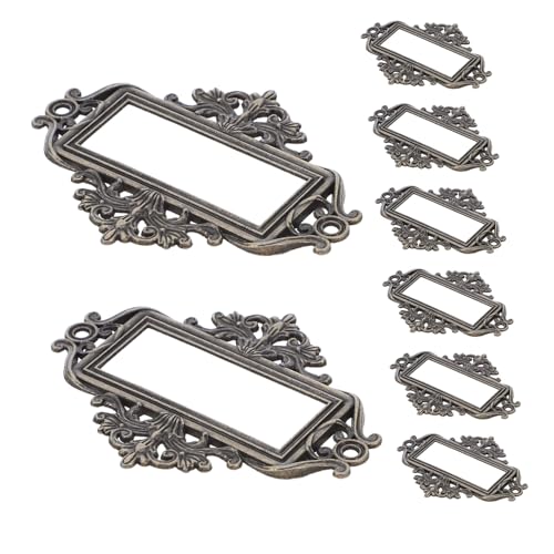 Angoily 24 Stück Teiliges Vintage Metall Etikettenhalter mit Retro Design Robuster Namensschildrahmen für Schubladen Akten Medikamentenschränke Vielseitig Einsetzbar im Büro und Zuhause Angoily 24 Stück Teiliges Vintage Metall Etikettenhalter mit Retro Design Robuster Namensschildrahmen für Schubladen Akten Medikamentenschränke Vielseitig Einsetzbar im Büro und Zuhause von Angoily