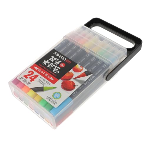 Angoily Stück Teiliges Wasschbare Dual Tip Filzstifte für Buntstifte für Kreatives Journaling und Basteln für Erwachsene Leuchtende Einfach zu Handhaben von Angoily